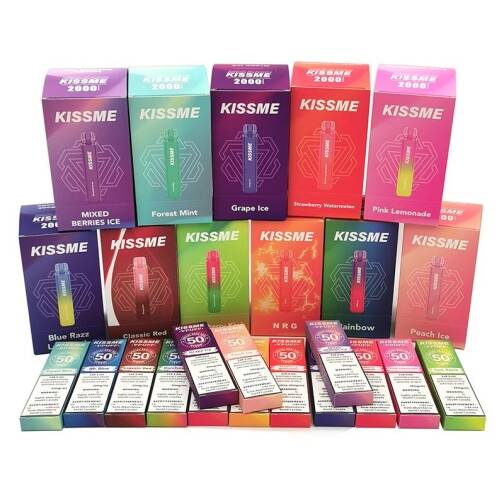 Puff Kissme 2000 bouffés (20MG Nicotine) – Image 2