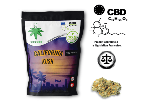Fleurs California Kush indoor cultivée en hydroponie