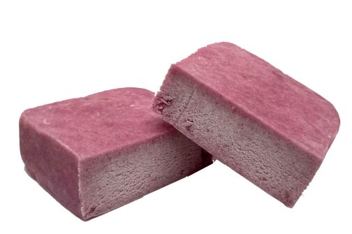 Deux morceaux de résine CBD rose